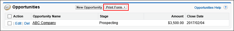 Example of placing a button