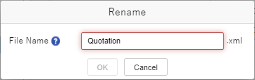 Rename a file