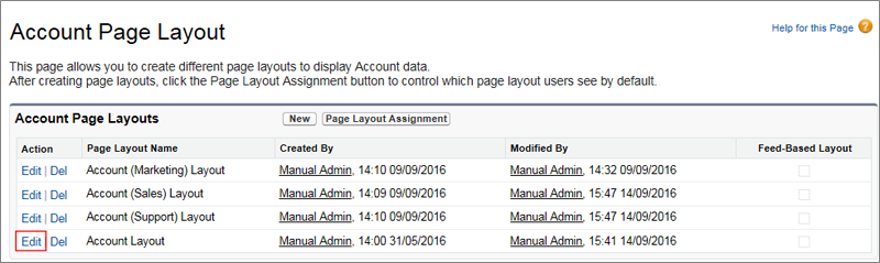 For Salesforce Classic