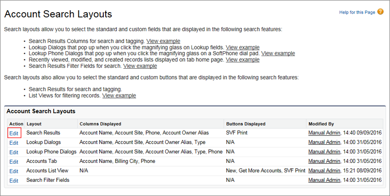 For Salesforce Classic