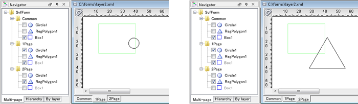 A circle is placed on "1Page" only